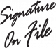 Signature on file